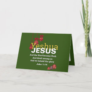 YESHUA JESUS Julkort Kort