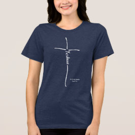Yeshua Kor Messianic Believer Christian Navy Chris T Shirt