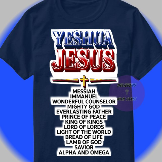 YESHUA - KRISTUS T SHIRT (Skapare uppladdad)