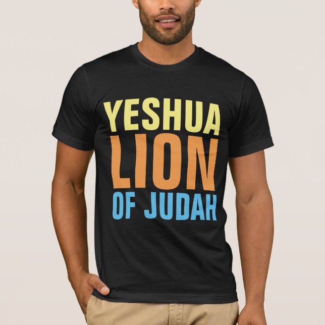 YESHUA LEJON AV JUDAH T-shirts (Framsida)