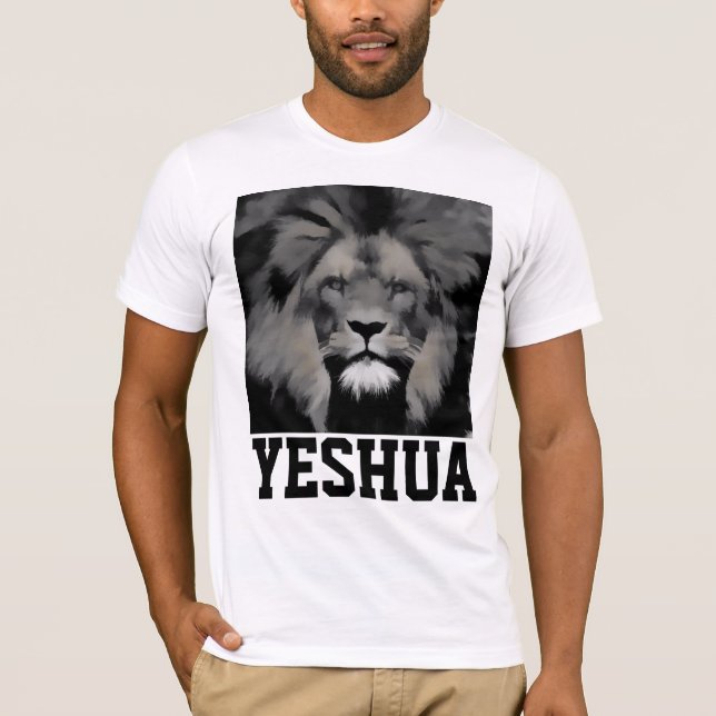 YESHUA, LEJONA FÖR JUDAH T-SHIRTS (Framsida)