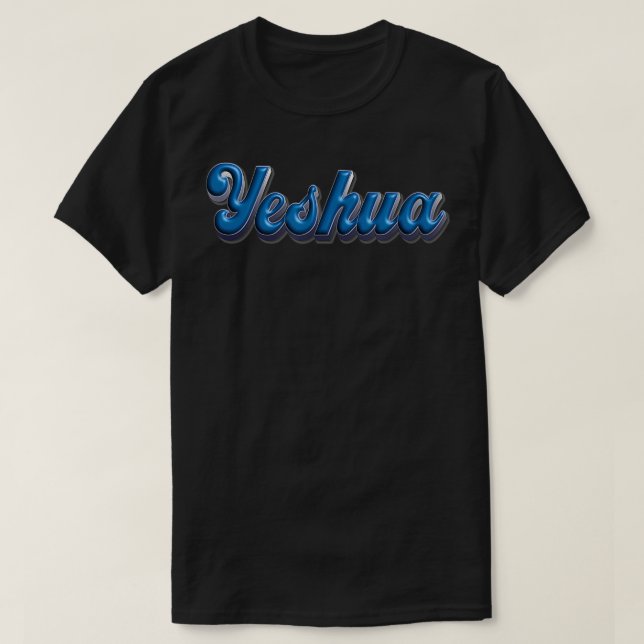 Yeshua Messiah Messianic Shabbat T Shirt (Design framsida)