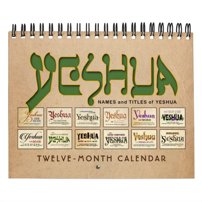 Yeshua Messianic Jesus Kalender (Omslag)