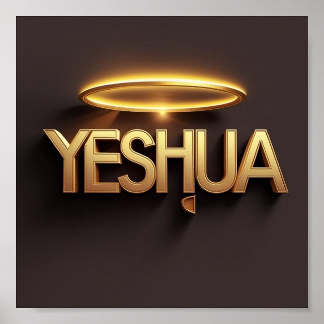 Yeshua Wall Poster | Ai-design (Framsidan)