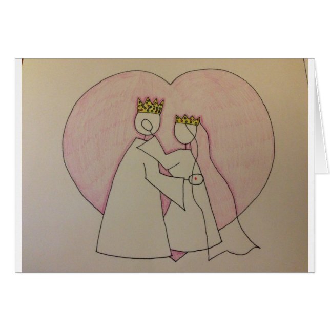 Yeshuas älskling hälsningskort (Framsidan Horizontal)