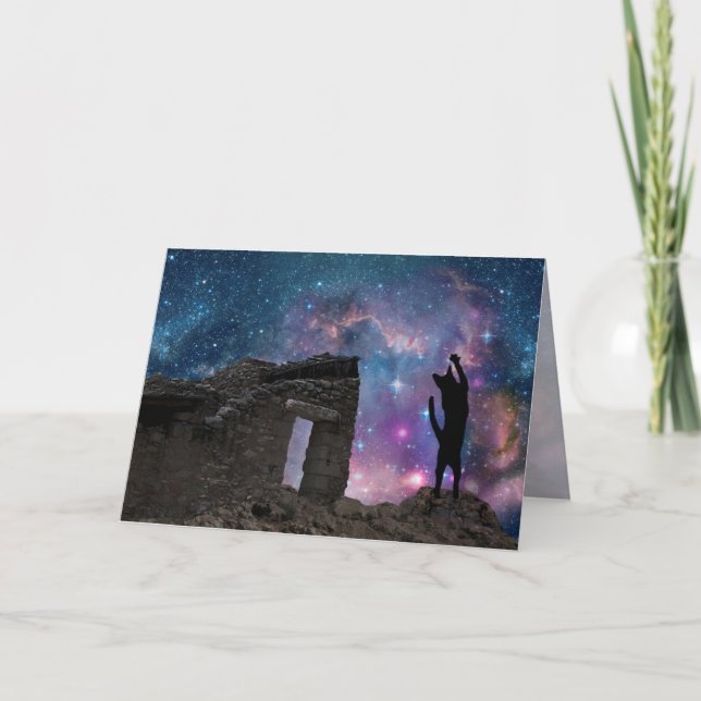 Yeshuas katt: Nazareth natthimmel Helgkort (Framsida)