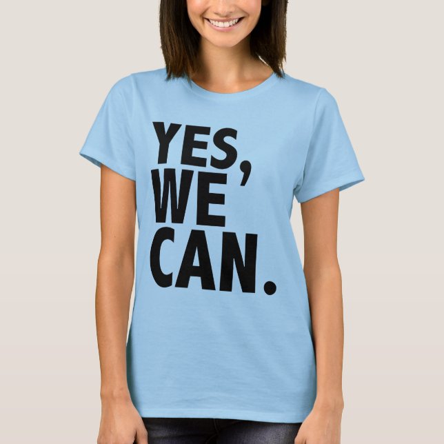 YesWeCanBlk Tee (Framsida)