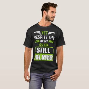 Yet illvilja looken på mitt ansikte t shirt