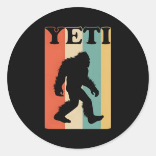 Yeti 1970 Regnbåge Runt Klistermärke