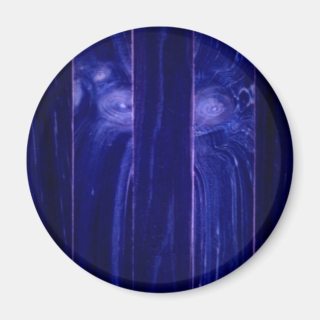 Yeti Ansikte i Wooden Låda Magnet (Framsidan)