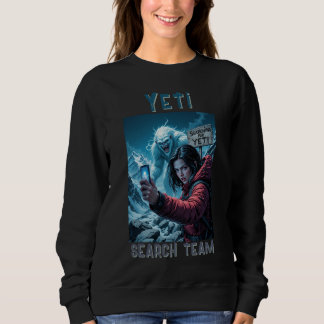Yeti Bigfoot Sasquatch Selfie Search Team T Shirt