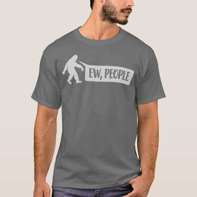 Yeti-citat ew folk present t shirt (Framsida)