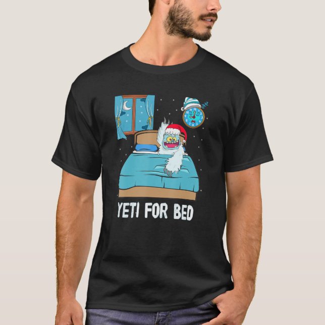 Yeti for Bed Ssov Abominable Snögubbe jul Pa Pa T Shirt (Framsida)
