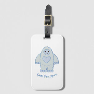 Yeti för Kärlek Bagagebricka
