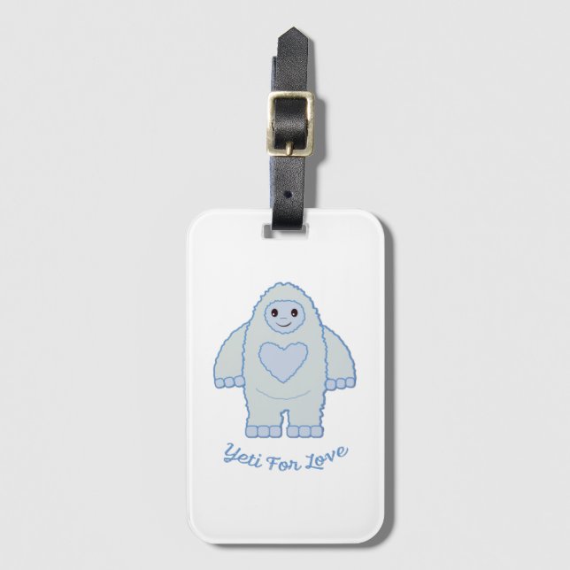 Yeti för Kärlek Bagagebricka (Framsida vertikal)