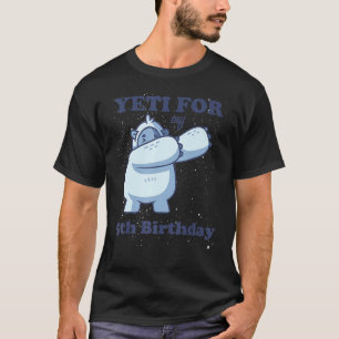 Yeti för min femte födelsedag, femdagars offertdoc t shirt