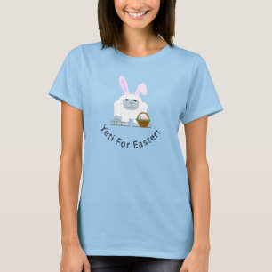 Yeti for Påsk Cute Påsk Yeti T Shirt