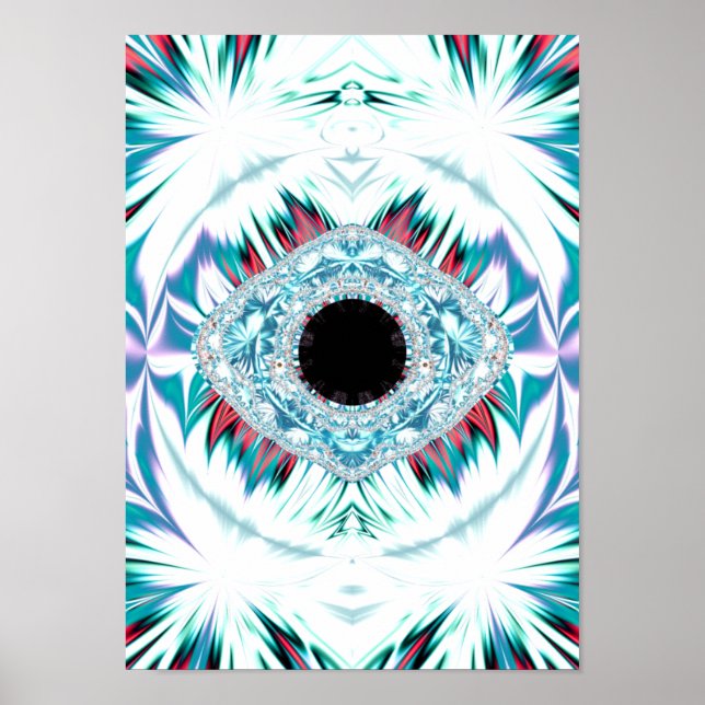 yeti & helig öga poster (Framsidan)