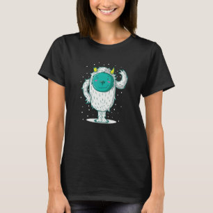 Yeti Ice Monster sprider sina Horns Winter T Shirt