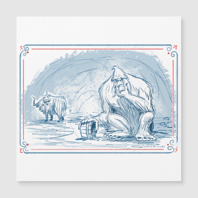 Yeti Magnetic Card (Framsida)