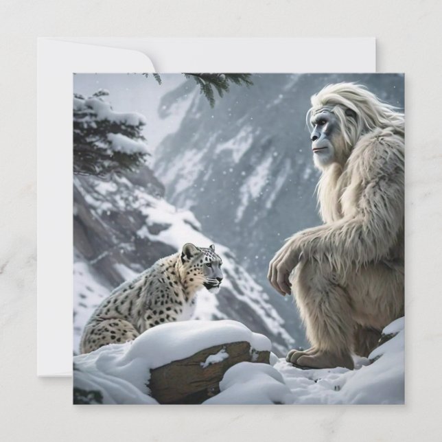 Yeti och Snö Leopard (Framsida)