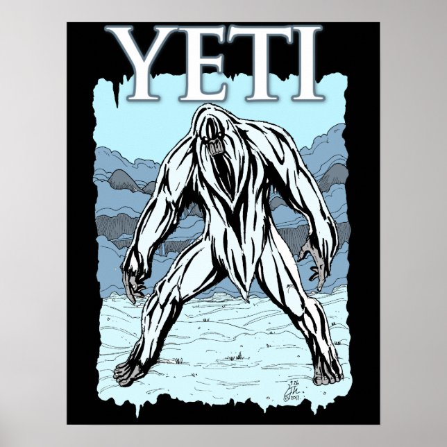 Yeti Poster (Framsidan)