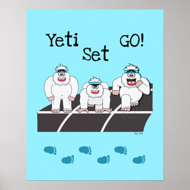Yeti Set Go Poster (Framsidan)