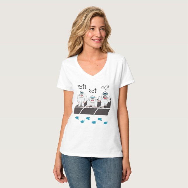 Yeti Set Go T-Shirt (Hel framsida)