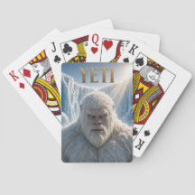 Yeti spelkort, pokerkort