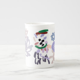 Yeti vinterskul benporslin mugg