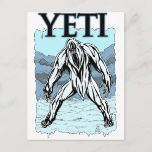 Yeti Vykort