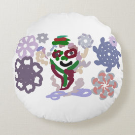 Yeti winter rock rund kudde