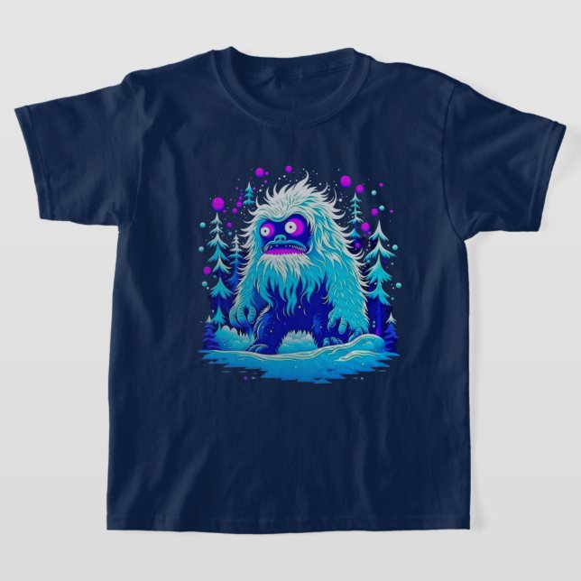 Yeti Winter Wonderland T Shirt (Laydown)