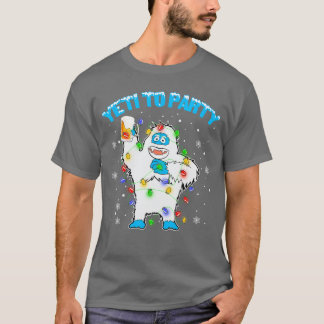 Yetio Party Roligt Ölbryggande Jul 2021 vänner T Shirt