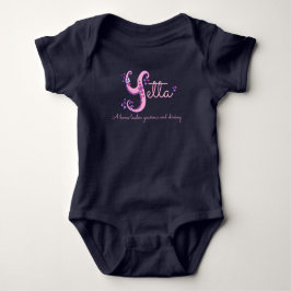Yetta-flickorna namn betyder Y monogram-hjärtan Tee Shirt