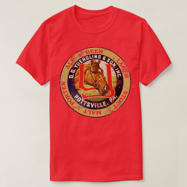 Yeungling Beer T Shirt (Design framsida)