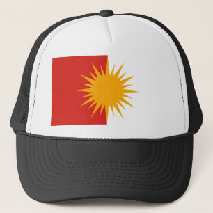 Yezidi flaggahatt truckerkeps