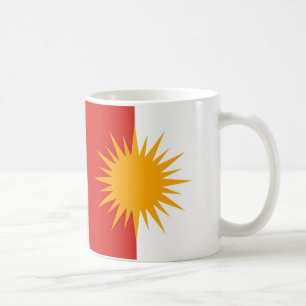 Yezidi flaggamugg kaffemugg