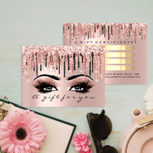 Yft Certificate Makeup Eyelash Hair Microblading Visitkort