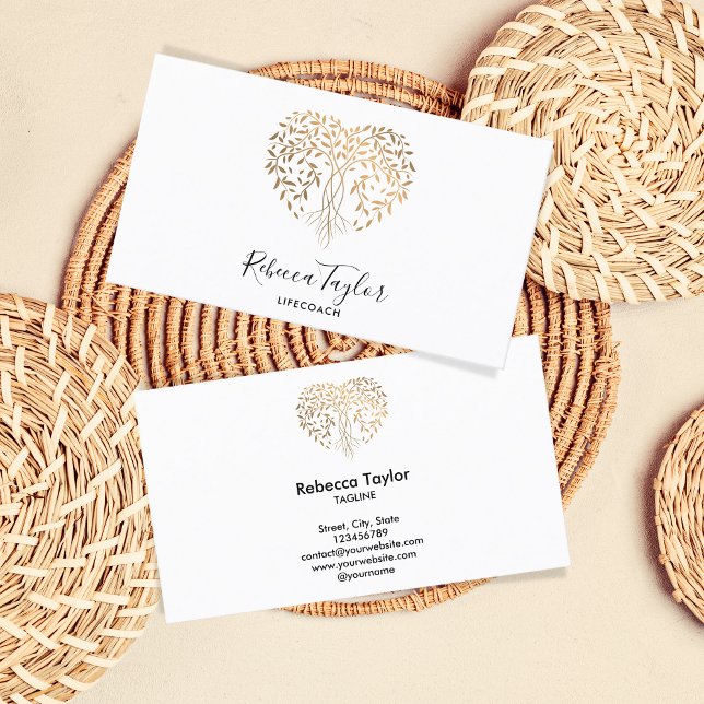 YGA-livstränarterapi livets träd Visitkort (Skapare uppladdad)