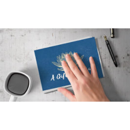 YGA Studio-instruktionsbevis Gift Certificate Guld Rabattkort