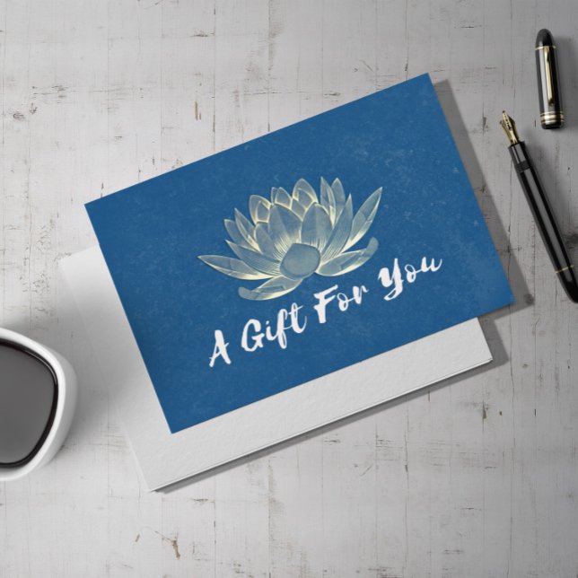 YGA Studio-instruktionsbevis Gift Certificate Guld Rabattkort (Skapare uppladdad)