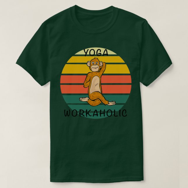 YGA WORKAHOLIC Namaste Meditation Class Workout G T Shirt (Design framsida)