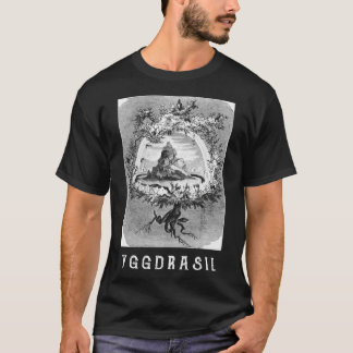 Yggdrasil Ash Träd Edda Valhalla Norse Cosmology T Shirt