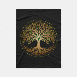 Yggdrasil, Celtic, Träd, Life, Norse, Mythology, Fleecefilt