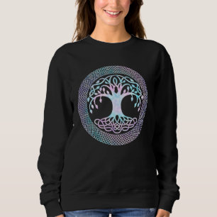 Yggdrasil Keltiskt Livsträd Tie Dye Nordisk Viki T Shirt