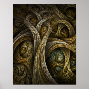 "Yggdrasil" konsttryck Poster