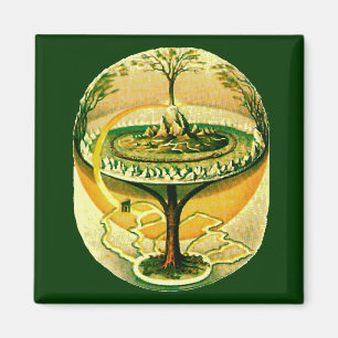 Yggdrasil Livets träd Magnet