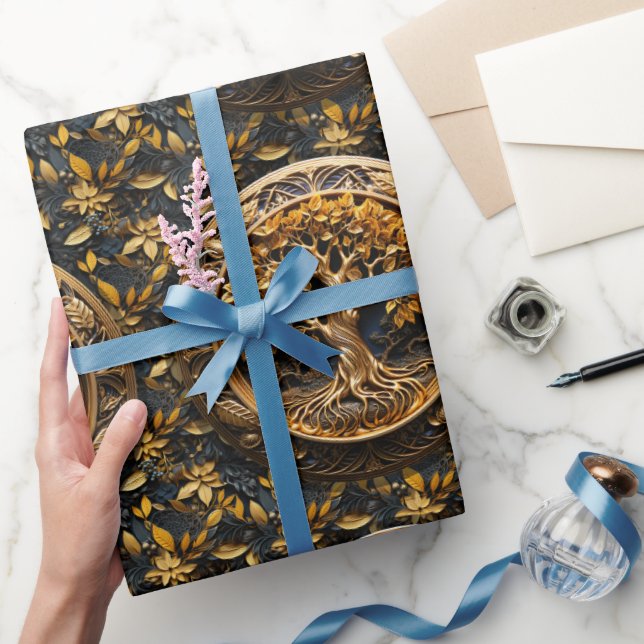 Yggdrasil Livets träd och Helig Knowledge Viking Presentpapper (Gifting)