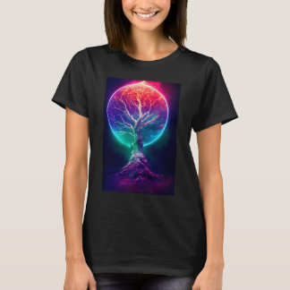 Yggdrasil Livets Världsträd Viking Keltisk Unik T Shirt